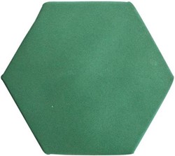 G 2284705 Alcoceram Malaga Verde mar Hexagon 10 x 10