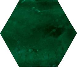 G 2284706 Alcoceram Malaga Verde Azula hexagon 10 x 11.5